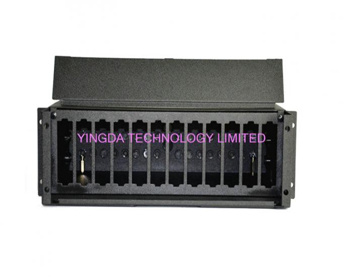 288 Fibers 19 Inch Slide Out Patch Panel , 3U MPO Enclosures Chassis 12 Cassettes