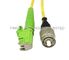 E2000 / APC - FC / UPC SM SX 3.0mm 3M kabel światłowodowy żółty LSZH