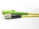 E2000 / APC - FC / UPC SM SX 3.0mm 3M kabel światłowodowy żółty LSZH