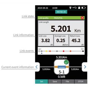 1310/1550nm SM Test Range 5m-60Km Mini OTDR 9 w 1 Tester z adapterem APC UPC SC/FC/ST/LC 3