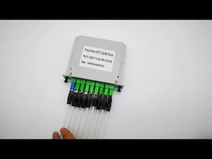 Kaseta PLC z optycznym rozdzielnikiem z ogonem świni 1x8 PLC zrównoważony typ wkładu SC APC LGX Pudełko rozdzielnicze