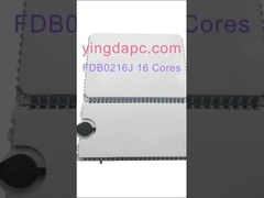 FDB0216J 16port FTTH 1*8 PLC Splitter Optical Distribution Box IP65 Indonesia Telecom 2 drzwi Szary