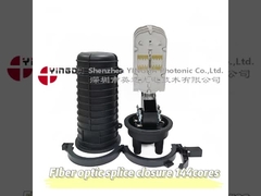 GJS-9501B 144 Rdzenie Grzewczo skurcza kopuła Włókno optyczne Splice Zamknięcie 1 Owalne 4porty Arial Pole Wall Mount