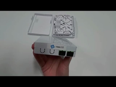 2SC Port Fiber Optic Termination Box dla FTTH PON Plastic Optical Rosette Caja Terminal