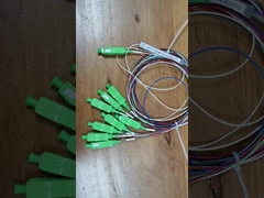 Włókno optyczne PLC Splitter 1x8 Z SC Connector Kolorowy jeden tryb dla sieci PON XGPON