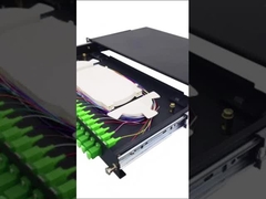 1U 19 -calowy ślizgowy stojak światłowodowy Patch Patch 12 Port Lc Duplex Doction ODF