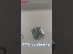 Włókno optyczne H-type Hook Clamp Bracket Metal Cable Drop Wire Tension Clamps