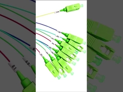 Efektywna dystrybucja sygnałów optycznych Włókno optyczne PLC Splitter 1*4 Bez złącza dla sieci PON