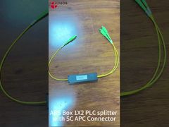 Podwójne okna szerokopasmowe FBT kaseta sprzęgłowa 2mm 1 x 2 SFF ABS ISO SGS ROHS