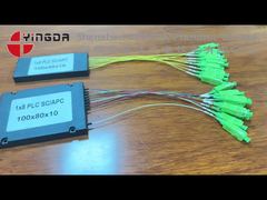 Rozdzielacz PLC światłowodowy ABS modułowy z kablem SC APC 0,9mm