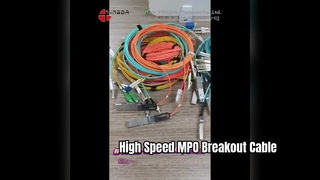 Kabel rozłączający MPO do SC o dużej gęstości do łączy 40G