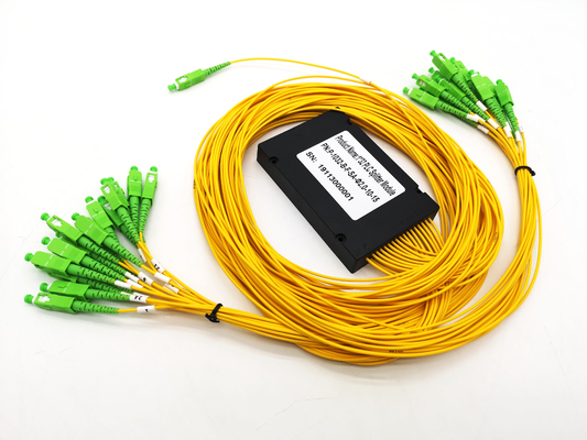 kupować Niestandardowy rozdzielacz światłowodowy PLC PON 1x32 SC Loss FTTH i CATV Splitter produkcja online
