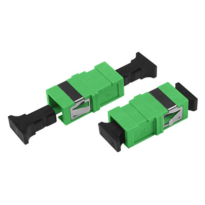 kupować Simplex SC Adapter światłowodowy Krótki kołnierz Jednomodowy Łącznik plastikowy bez kołnierza produkcja online
