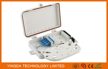 kupować Ftth / Fttx Mini plastikowa ściana 4 PortS Drop Cable Fibre Optic Termination Box produkcja online