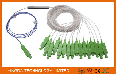 kupować GPON FTTH Światłowodowy pasywny mini rozdzielacz optyczny 1 * 16 900um Jednomodowe złącza SC APC produkcja online