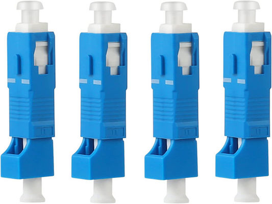 kupować LC/UPC żeński na SC/UPC męski hybrydowy adapter światłowodowy 9/125um SM adapter światłowodowy produkcja online