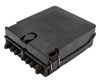 kupować 5-portowa skrzynka rozdzielcza kabla światłowodowego Czarna 24 rdzenie Adapter SC 1x16 1x8 Splitter produkcja online
