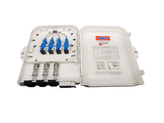 kupować YINGDA Outdoor Wall Mount 1 do 8 PLC Splitter Fiber Optic Box IP65, 3In 8Out Obudowa dystrybucyjna produkcja online