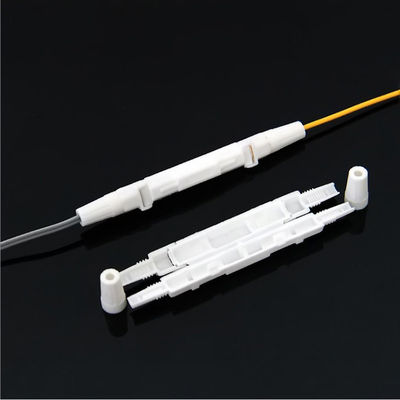 kupować 1 port Mini FTTH Drop Cable Splice Protection Box Biały okrągły otwarty typ PP produkcja online