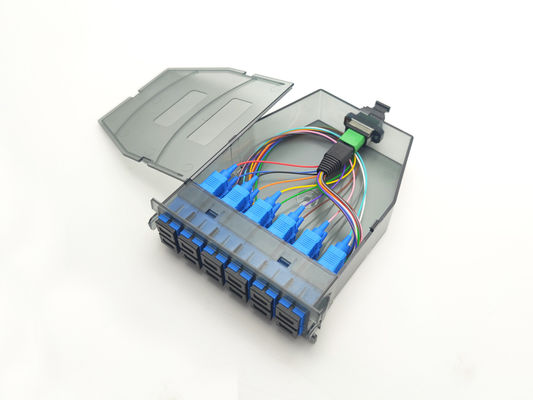 kupować YINGDA Plastic Transparent 12 Fiber MPO To SC Module Jednorazowy Adapter Simplex Do Komunikacji produkcja online