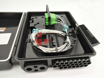 kupować 2 w skrzynce rozdzielczej światłowodowej do montażu na ścianie z tworzywa sztucznego 24 x do 1x16 z adapterem SC / APC produkcja online