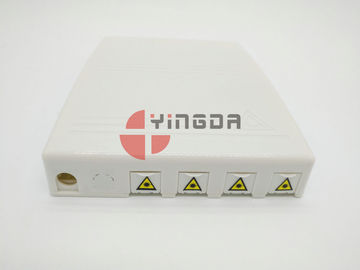 kupować 3 porty 4 rdzenie FTTH Mini skrzynka przyłączeniowa ABS dla kabli 7-10 mm i 2x3 mm do wpuszczania kabli ROHS produkcja online