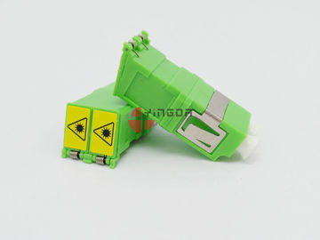 kupować Zielony LC / APC Duplex SM Adapter światłowodowy z przesłoną, bez kołnierza produkcja online