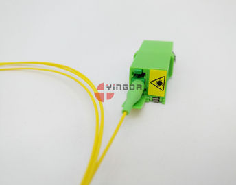 kupować Jednopozycyjny prostownikowy adapter światłowodowy LC / APC, zielony światłowodowy łącznik LC produkcja online
