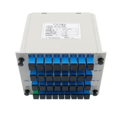 kupować Precyzyjna wydajność Splitter Fiber Single Mode PLC 1x32 typu pionowego SC UPC APC Connector produkcja online