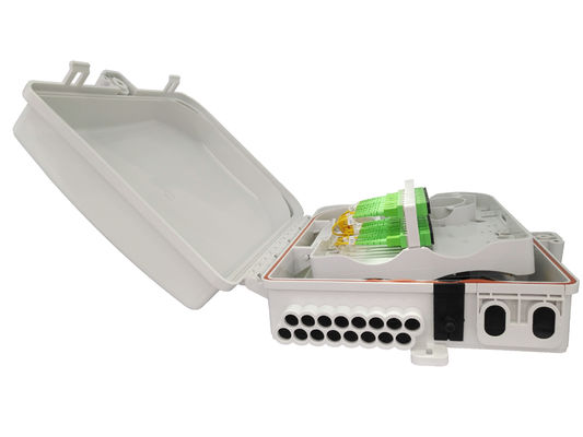 kupować Zastosowalne logo i laserowe oznakowanie Pudełko rozdzielające włókna optyczne do sieci FTTH 24 Pojemność rdzenia IP65 produkcja online