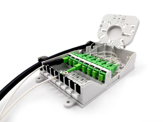 kupować 8 portów SC Włókno optyczne pudełko dystrybucyjne przejść przez projektowanie w FTTH GPON CATV produkcja online