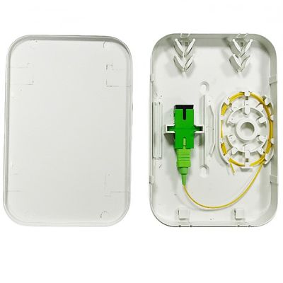 kupować Plastikowy 1 Rdzenie SC/APC Włókno optyczne Wylot gniazdkowy Panel ścienny Mount Włókno optyczne Termination Box Rossette NAP produkcja online