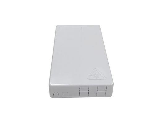 kupować FTTH Fiber Optic Termination Box ABS White 4fibers dla kabli płaskich w pomieszczeniach produkcja online