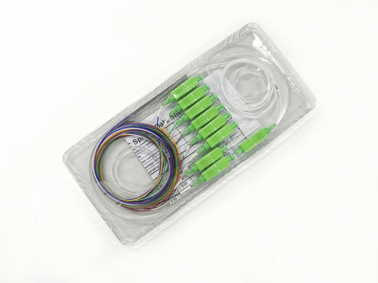 kupować Włókno optyczne PLC Splitter 1x8 Z SC Connector Kolorowy jeden tryb dla sieci PON XGPON produkcja online
