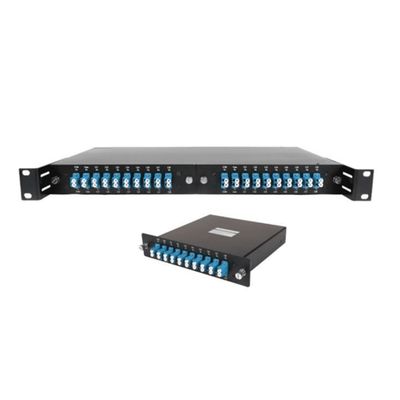 kupować 19-calowy stelaż stały moduły optyczne światłowodowe WDM DWDM kasety X3 do podłączenia dla transmisji FTTH produkcja online