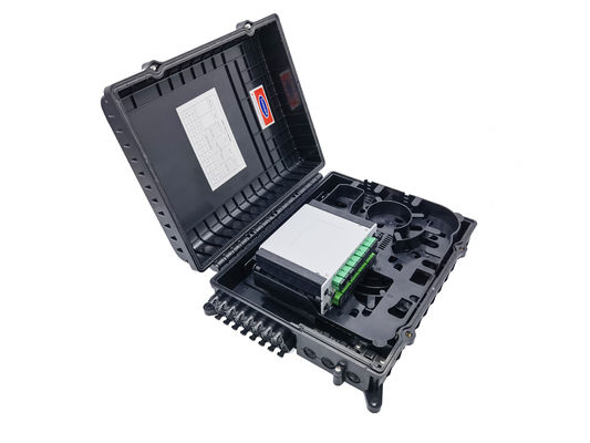 kupować  Outdoor Optical Splitter Box 3in 16out  With LGX Module  For 2x3mm Flat Drop Cable Outlets PC ABS Material produkcja online