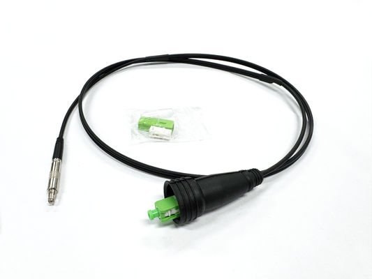 kupować Przesunięty wstępny złącze SC/APC Metal Connector Fiber Patch Cord Black For Through The Duct And Wall FTTH produkcja online