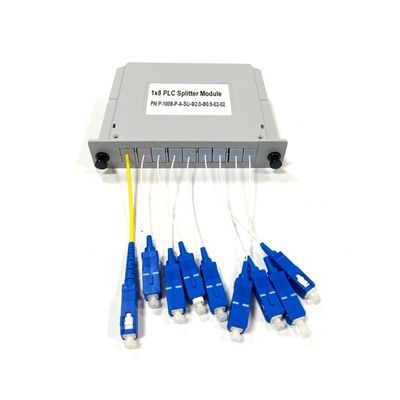 kupować Nowy PLC Fiber Optic Splitter Plug-in typu 1x8 LGX box card insert z modułem SC/UPC Connector w systemach telekomunikacyjnych produkcja online