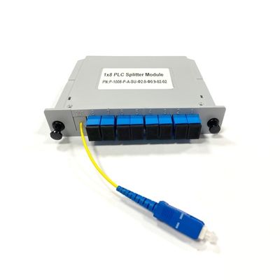 kupować 1x8 Fiber Optic Splitter Module Ideal for Passive Optical Networks and Signal Distribution in Telecommunication Systems produkcja online