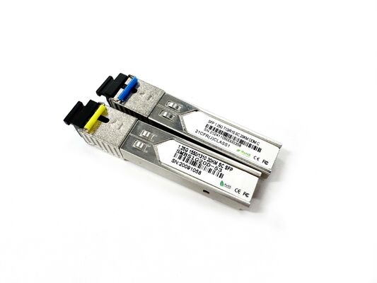 kupować Moduł światłowodowy cena SFP-1.25G-LX 1.25G 20KM SC Dual SFP 1310nm 1550nm 20KM SFP+ dla Telekom Data Center FTTX produkcja online