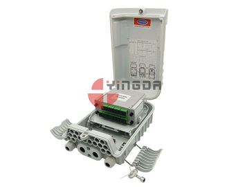 kupować 16-portowy uchwyt do montażu na słupie Kabel światłowodowy IP66 do zacisku FTTH Nap Caja Gray produkcja online