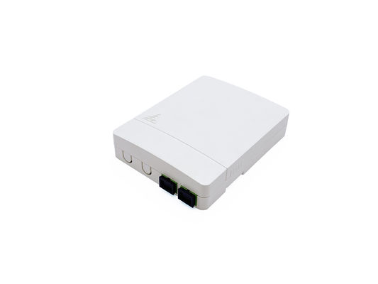 kupować 2SC Port Fiber Optic Termination FTB86M Pudełko do FTTH PON Plastic Optical Rosette Caja Terminal produkcja online