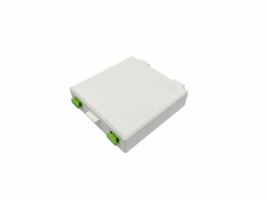 kupować 2-portowa wewnętrzna skrzynka przyłączeniowa światłowodowa FTTH Wylot ścienny Unibody 86 * 86 * 23 mm produkcja online