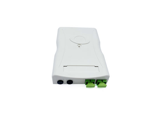 kupować 2-portowa plastikowa skrzynka przyłączeniowa do montażu ściennego FTTH IP30 produkcja online