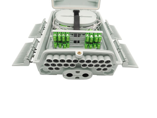 kupować Pole i ścienny rozdzielacz światłowodowy 24 porty z 1x16 PLC Splitter IP65 produkcja online