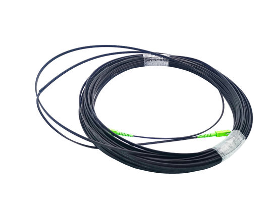 kupować Kabel krosowy FTTH SC Samonośny kabel 3 z drutu stalowego 2x5mm G657A1 Czarny na zewnątrz produkcja online