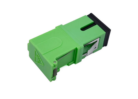 kupować Adaptery złącza światłowodowego SC Side Shutter bez kołnierza Zielony metalowy zacisk laserowy produkcja online