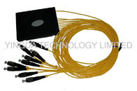 1X8 Fiber Optic PLC Splitter Module Abs Plastic For Fttx Network / Optical Signal Distribution