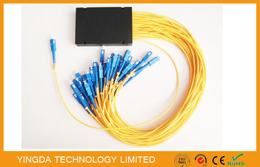 kupować 1:16 Fiber Optic Plc Splitter Box, moduł światłowodowego splittera g657a2 Corning Fiber Cable produkcja online