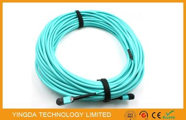 kupować 12 Włókna OM3 10Gig MTP MPO Kabel, kabel trunk MPO - MPO 12 FO OM3 15 Mts produkcja online